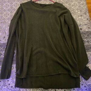 Staccato Olive Green Knit Long Sleeve